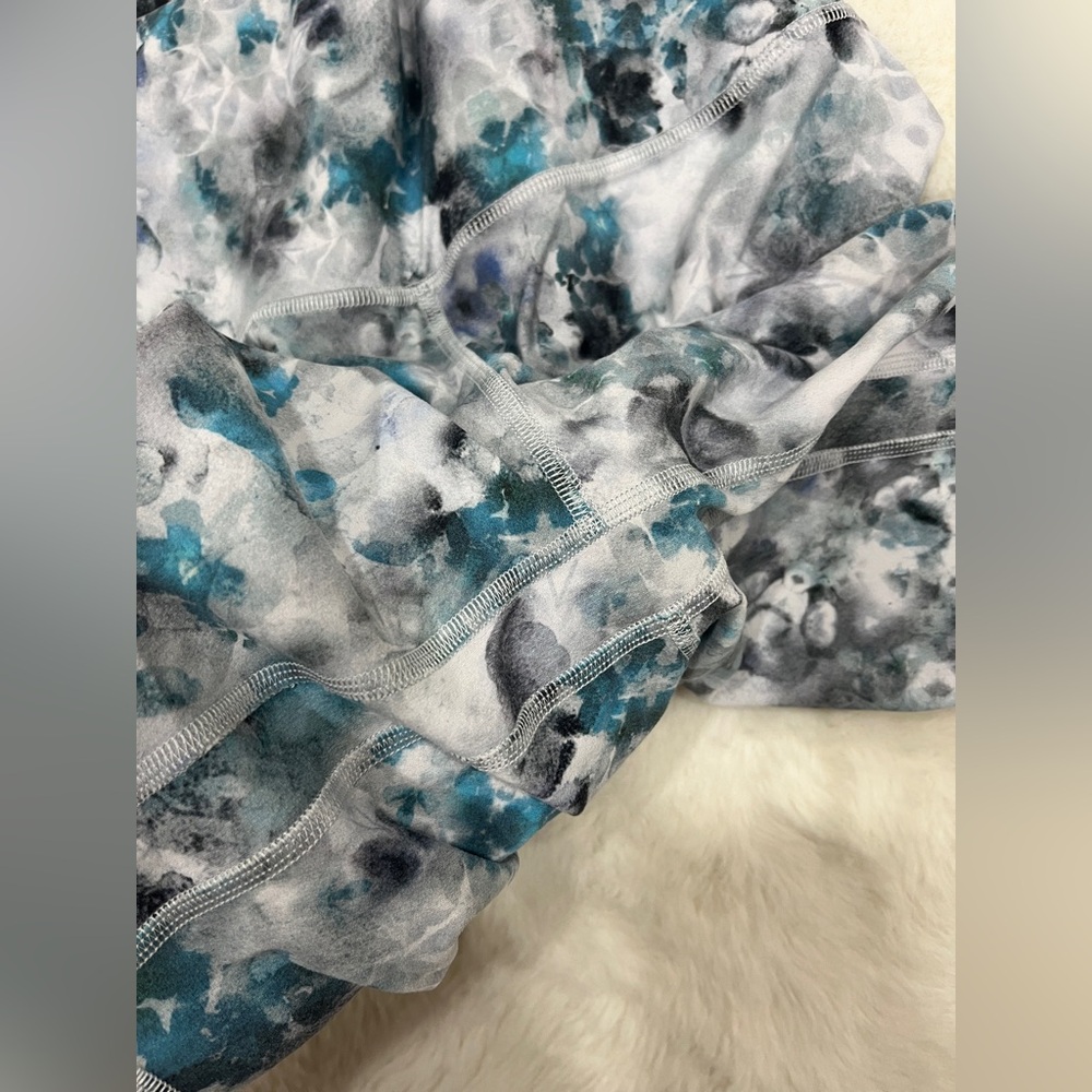 NWOT Lululemon Align High-Rise Biker Short 6” Kaleidofloral Multi Nulu Size 6 - Picture 9 of 12
